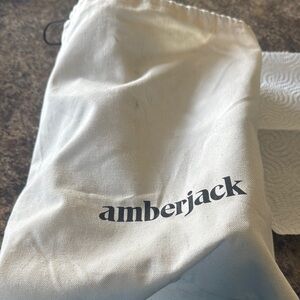 Amberjack White Dust Bag